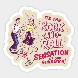 50's Rock'n'Roll dance Sticker